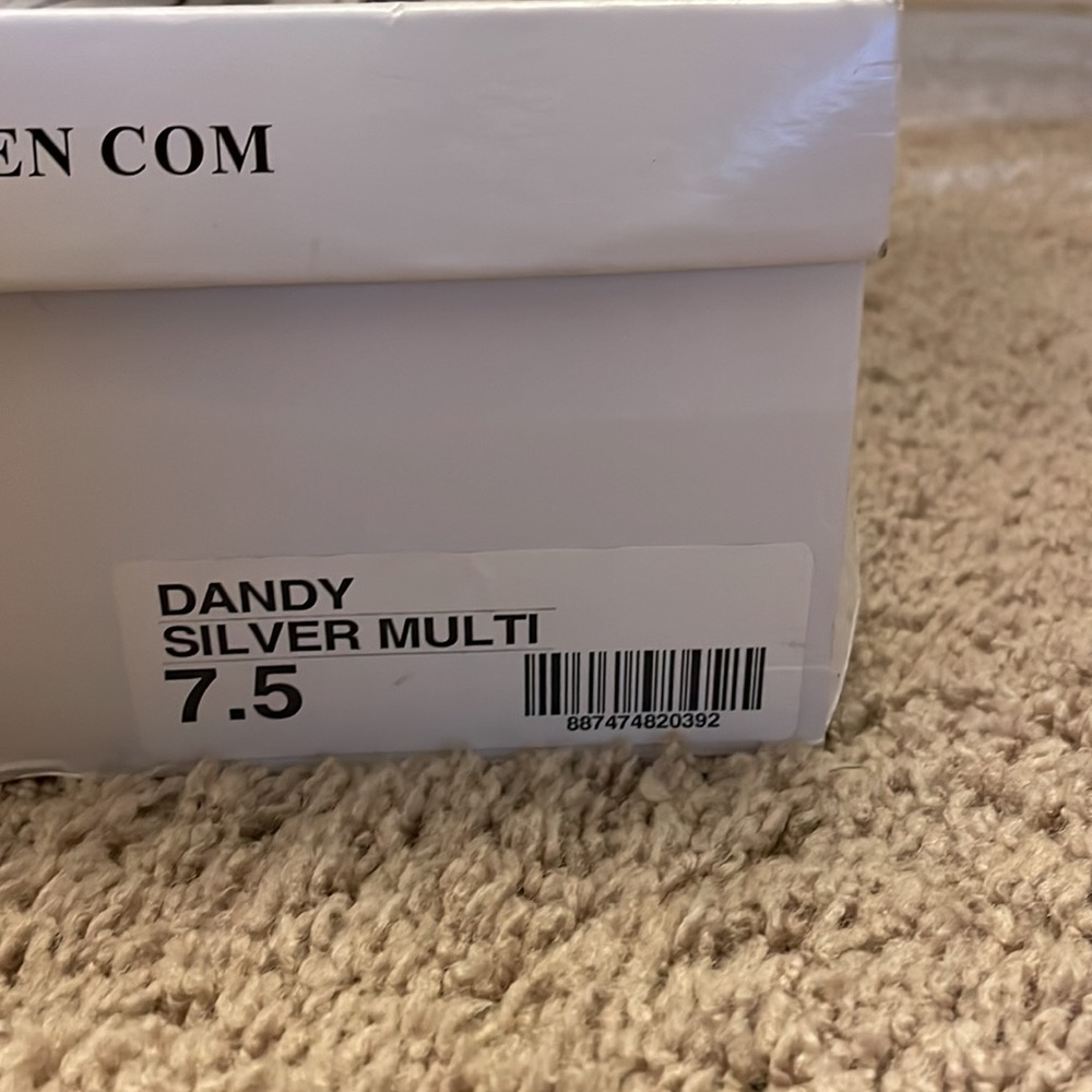 Steve Madden silver rhinestone shoe - Picture 5 of 5